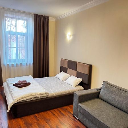 Aparthotel Рига Екстер'єр фото A bedroom in a hotel
