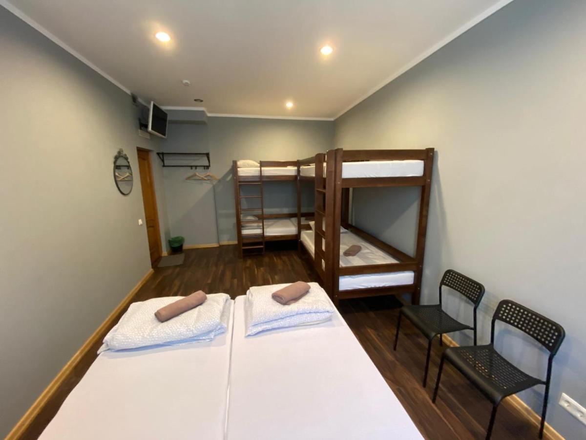 Aparthotel Рига Екстер'єр фото A room at the hostel