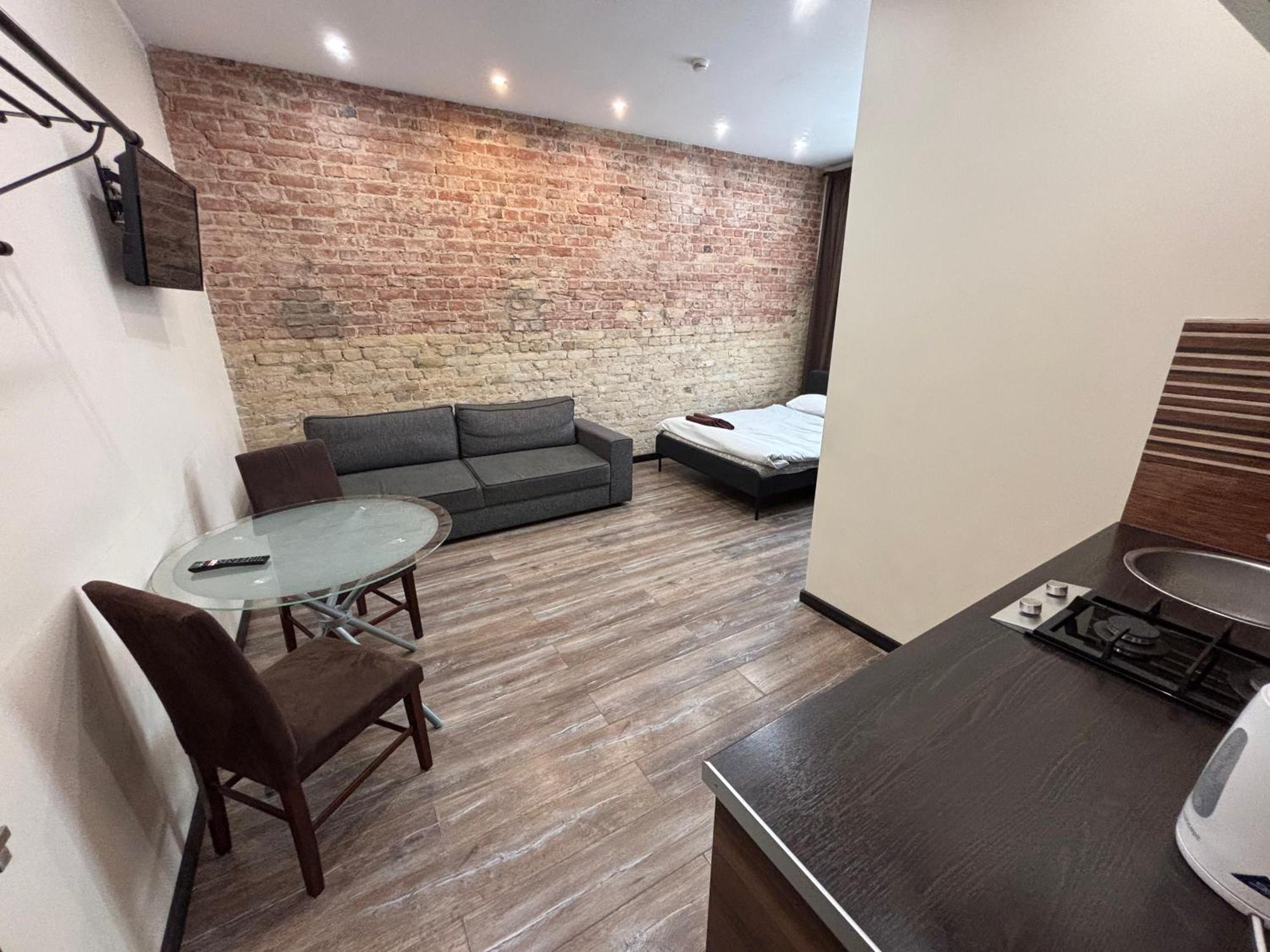 Aparthotel Рига Екстер'єр фото A studio apartment in Moscow, Russia